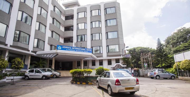 Ashraya International Hotel Bangalore Eksteriør bilde