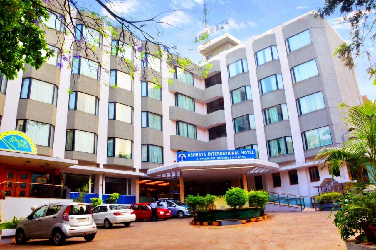 Ashraya International Hotel Bangalore Eksteriør bilde